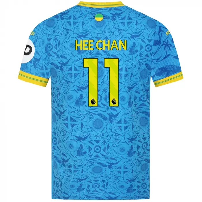 Wolverhampton Wanderers Shirt Store | 2025-26 Wolves Pro Third Shirt – Adult HEE CHAN 11 Collection Wolverhampton Wanderers Official Gear